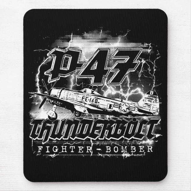 P-47 Thunderbolt Mouse Pad (Front)