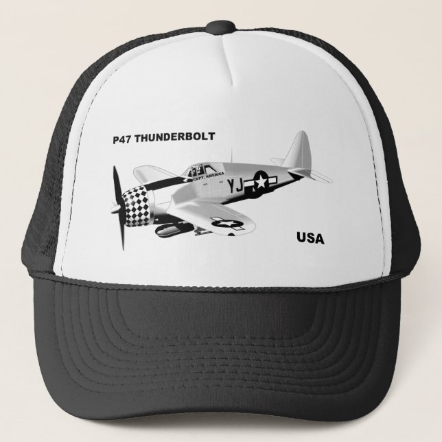 P-47 THUNDERBOLT TRUCKER HAT (Front)