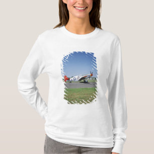 P-51 C Tuskegee Red Tail aeroplane at the CAF Air T-Shirt