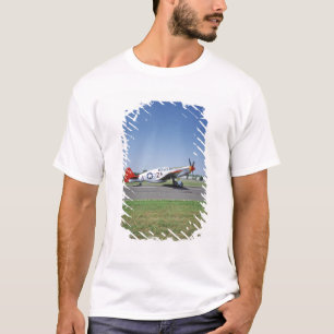 P-51 C Tuskegee Red Tail aeroplane at the CAF Air T-Shirt