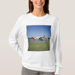 P-51 C Tuskegee Red Tail aeroplane at the CAF Air T-Shirt