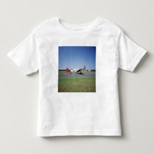 P-51 C Tuskegee Red Tail aeroplane at the CAF Air Toddler T-Shirt