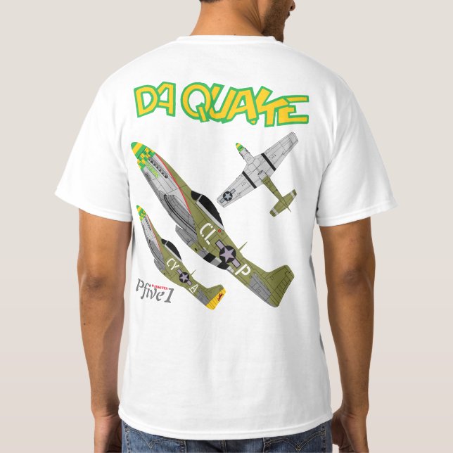 P-51 DA QUAKE T-Shirt (Back)
