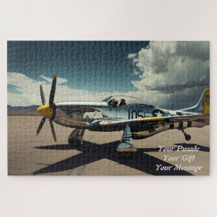 P-51 Mustang Artist impression Legend of the Skies Jigsaw Puzzle