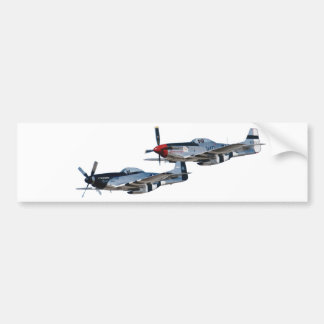 P-51 Mustang Bumper Sticker