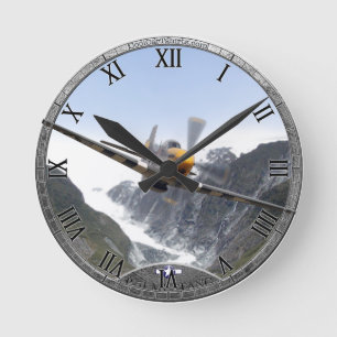P-51 Mustang Clock