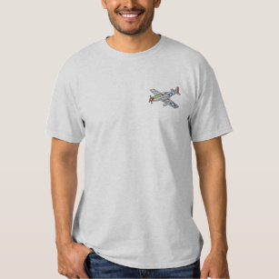 P-51 Mustang Embroidered T-Shirt