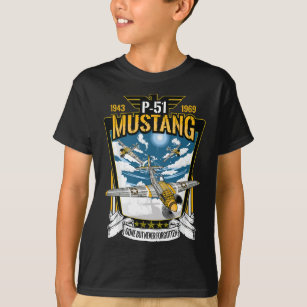 P-51 Mustang Fighter Aeroplane gift T-Shirt