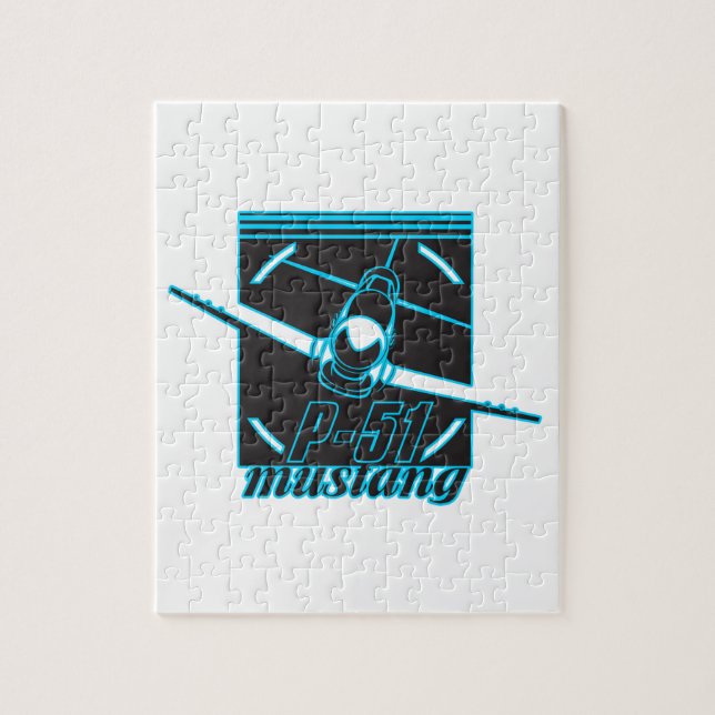 P-51 mustang jigsaw puzzle (Vertical)