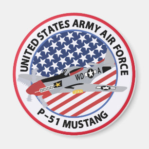 P-51 MUSTANG MAGNET