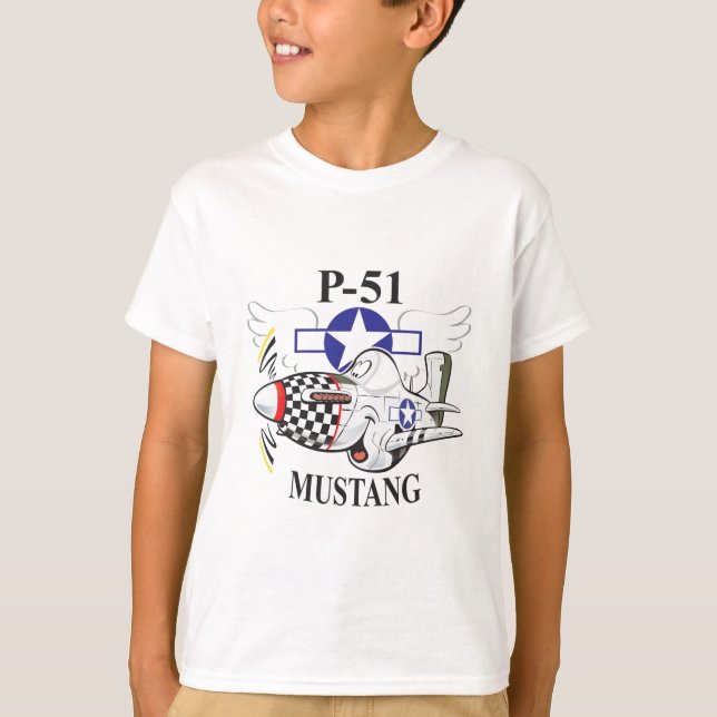 p-51 mustang T-Shirt (Front)