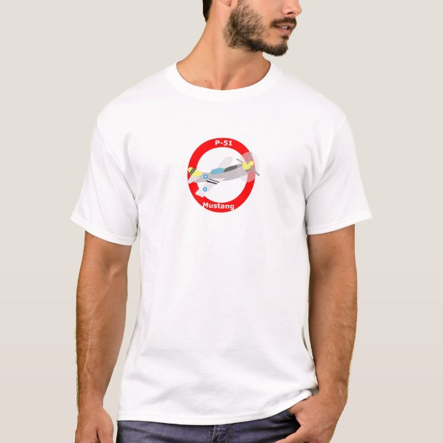p-51 Mustang T-Shirt (Front)
