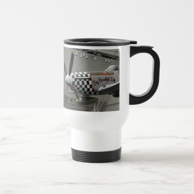 P-51 MUSTANG TRAVEL MUG (Right)