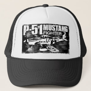 P-51 Mustang Trucker Hat