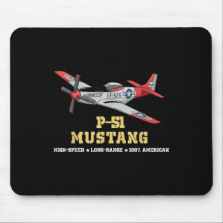 P-51 Mustang World War Ii Fighter Bomber  Mouse Pad