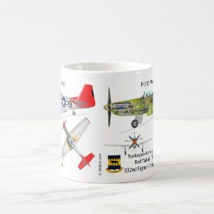 P-51 Tuskegee Mustang Mug