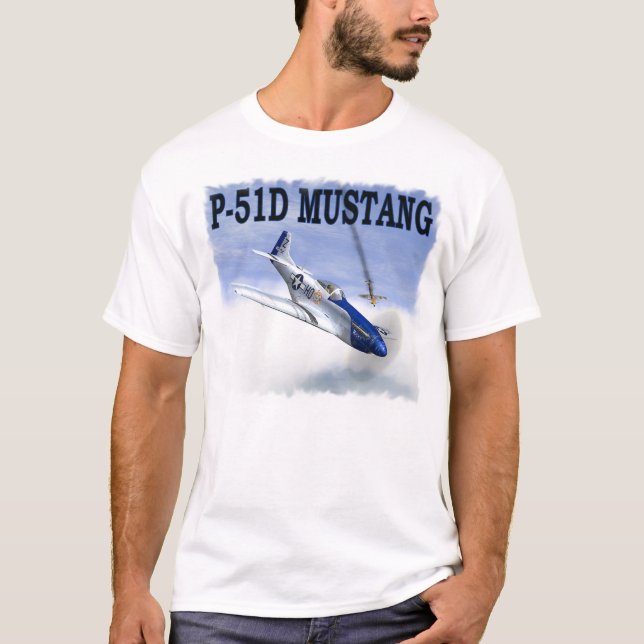 P-51 VS BF109 T-Shirt (Front)