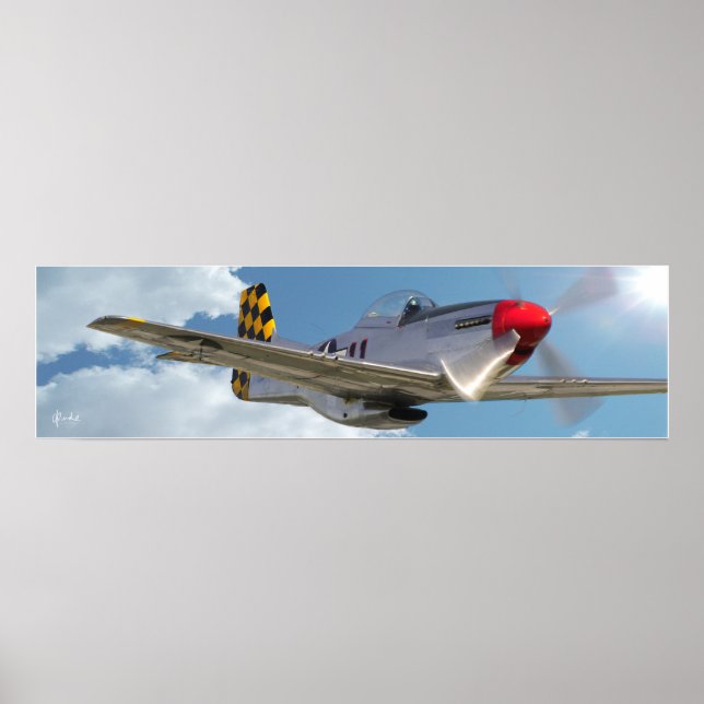 "P-51D Mustang" Poster (Front)