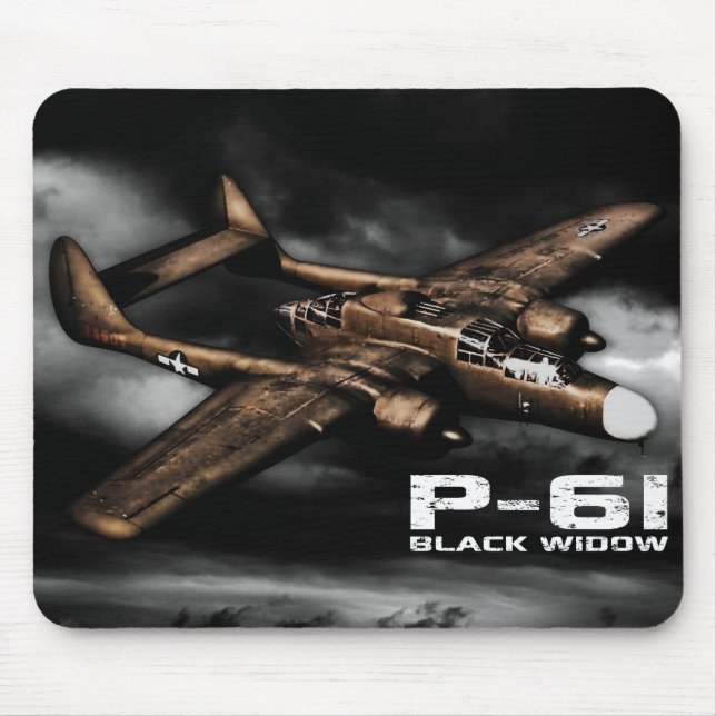 P-61 Black Widow Mouse Pad (Front)