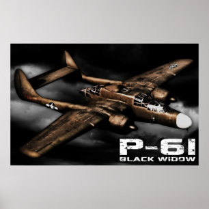 P-61 Black Widow Poster