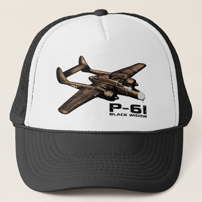 P-61 Black Widow Trucker Hat (Front)