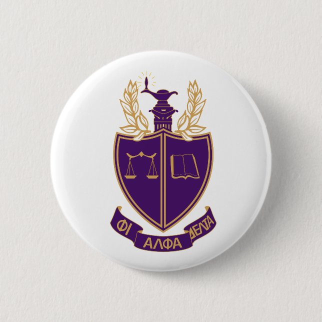 P.A.D. Crest 6 Cm Round Badge (Front)