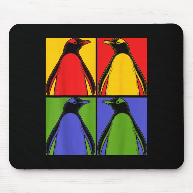 P Art Antarctic Animal Lover Zoo Keeper Gift Cute  Mouse Pad (Front)