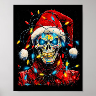 P Art Halloween Design Strawman Ecrow Christmas Ho Poster