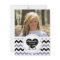 P & B Chevron Pattern 13th Birthday Invitation