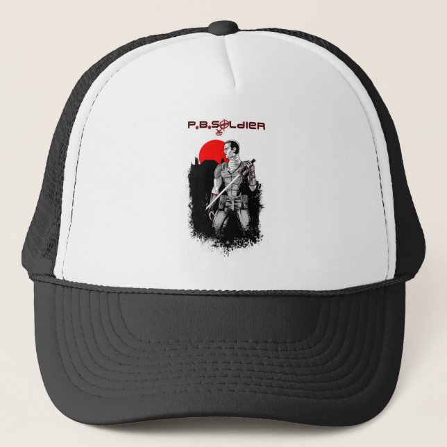 P.B.Soldier Trucker Hat (Front)