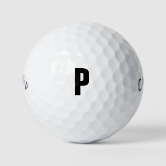 'P' Callaway Golf Balls