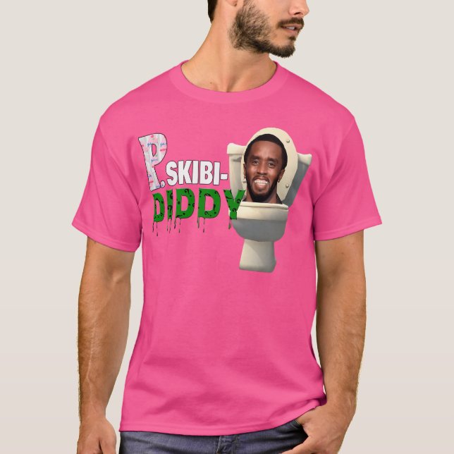 P Diddy Skibidi Toilet T-Shirt (Front)