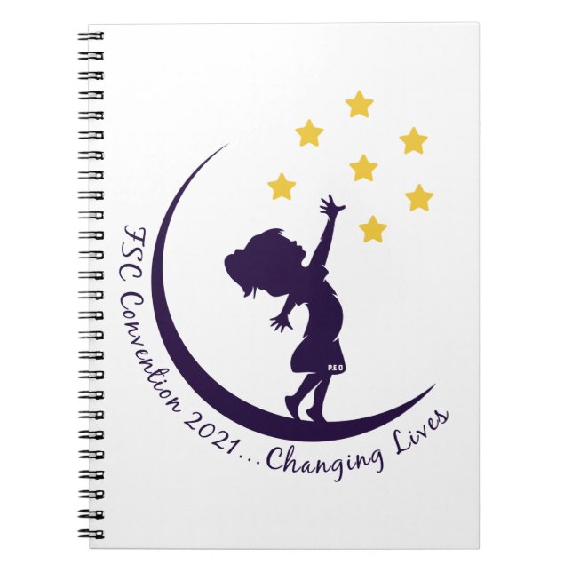 P.E.O. Florida State Convention Logo Notebook (Front)