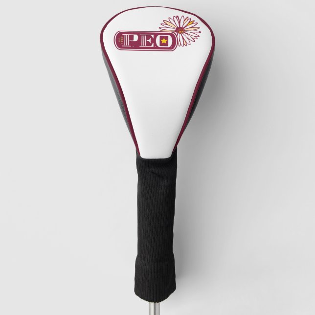 P.E.O. logo Golf Head Cover (Front)