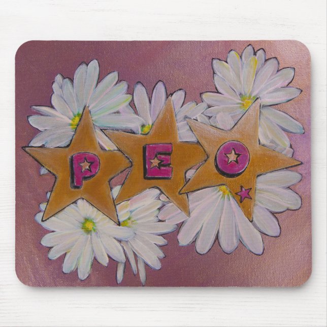 P.E.O. Sisterhood Mouse Pad (Front)