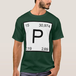 P Element Grid Minimalist vintage T-Shirt