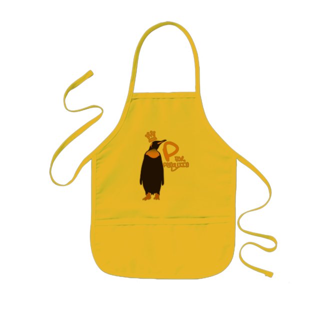 P for Penguin Kids Apron (Front)
