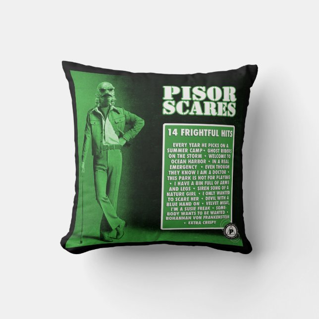 P.I.S.O.R. Scares 2013 Double Album Thow Pillow (Front)