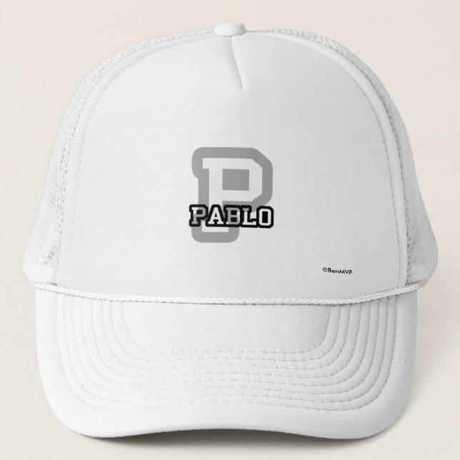 P is for Pablo Trucker Hat (Front)
