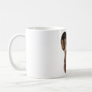 P is for Painted Dog Coffee Mug
