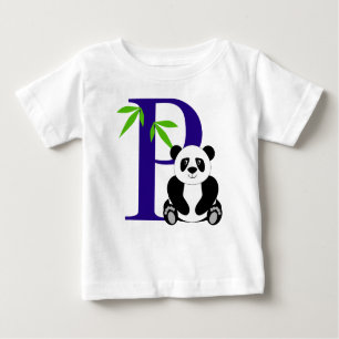 P is for Panda Baby T-Shirt
