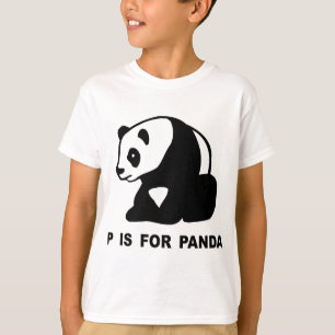 P is for Panda T-Shirt