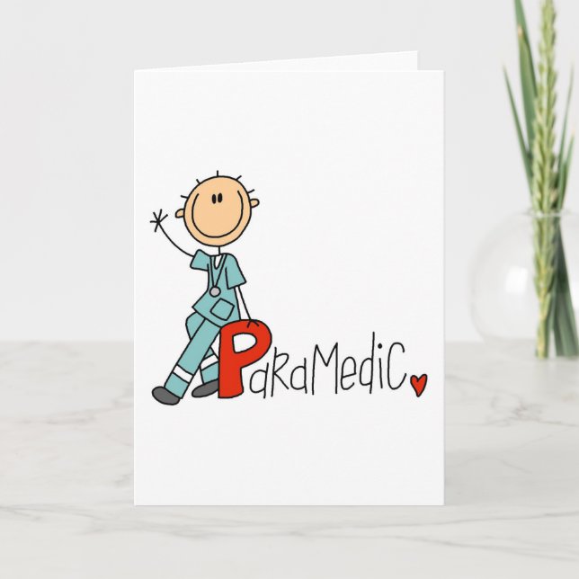 P is for Paramedic Card (Front)