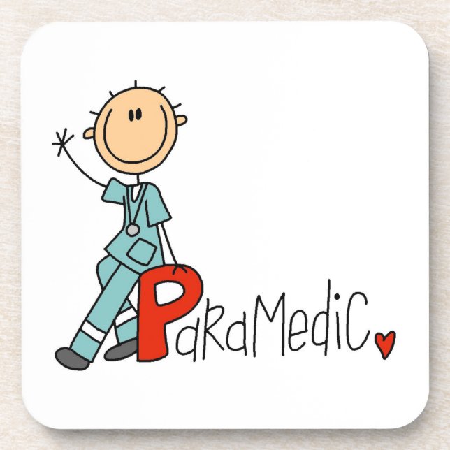 P is for Paramedic Coaster (Front)