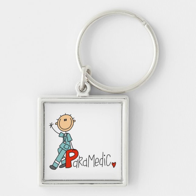 P is for Paramedic Key Ring (Front)