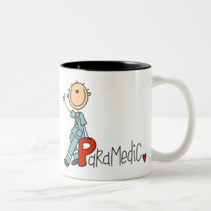 P is for Paramedic Two-Tone Coffee Mug