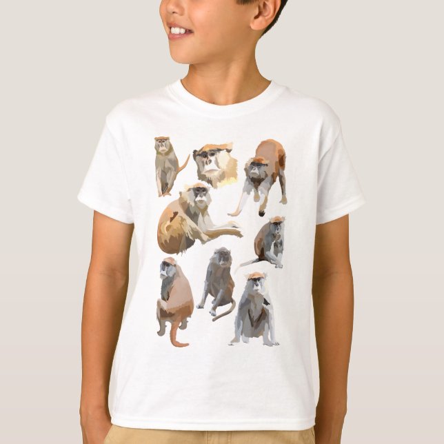 P is for Patas Monkey T-Shirt (Front)