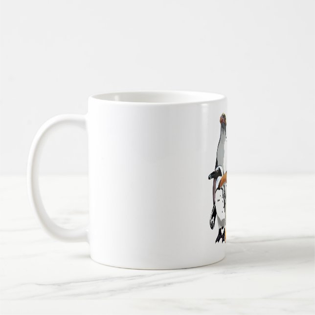 P is for Penguin Coffee Mug (Left)