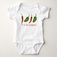 P is for Peppers Chilli Jalapeño Veggie Letter P