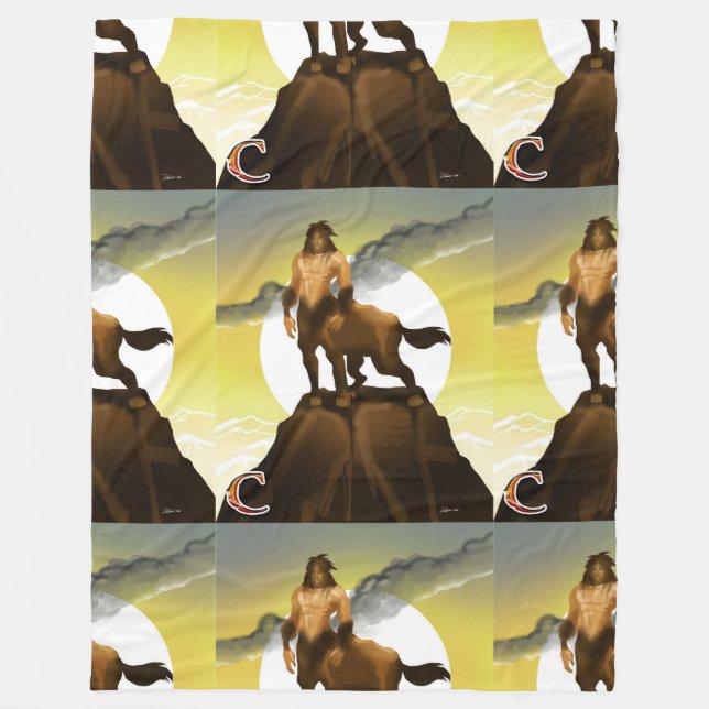 P is for Phoenix: C is for Centaur Blanket (Front)